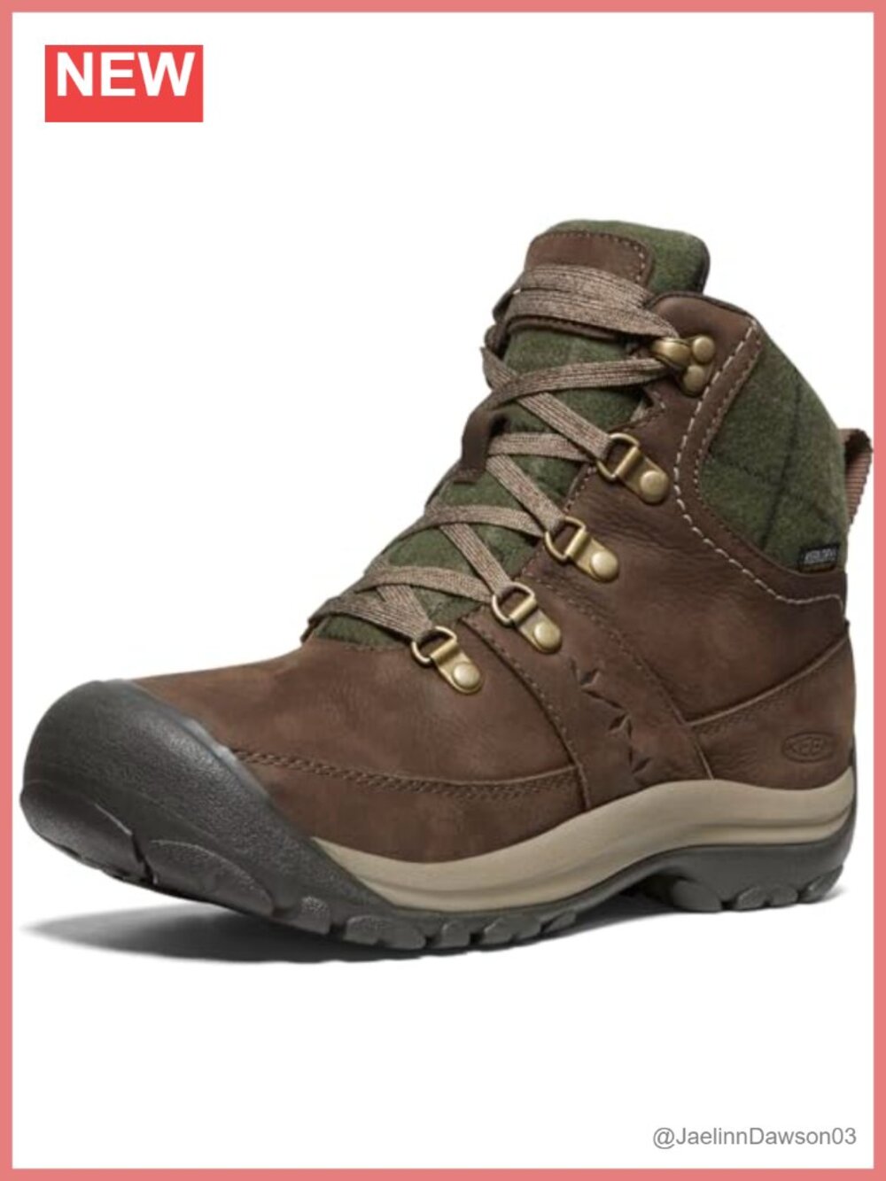 KEEN Waterproof Insulated Winter Snow Boots Womens Lace Up Ankle